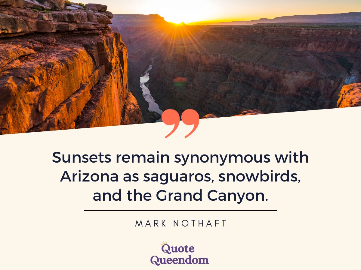 Sunsets remain synonymous with arizona as saguaro, birds, and the grand canyon.