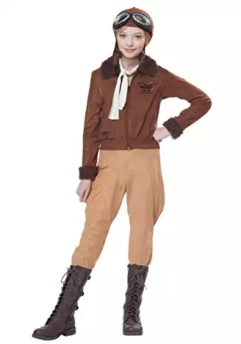 Child Amelia Earhart/Aviator Costume - M