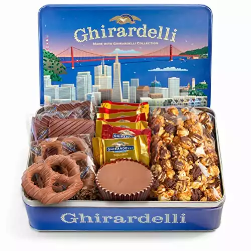 A Gift Inside Made with Ghirardelli Chocolate Collection Gift Tin by A Gift Inside, 1 Count