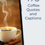 175 coffee quotes and captions screenshot.